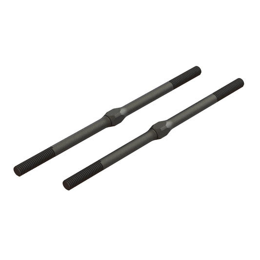 ARA330717	 Steel Turnbuckle M4x95mm Black (2)