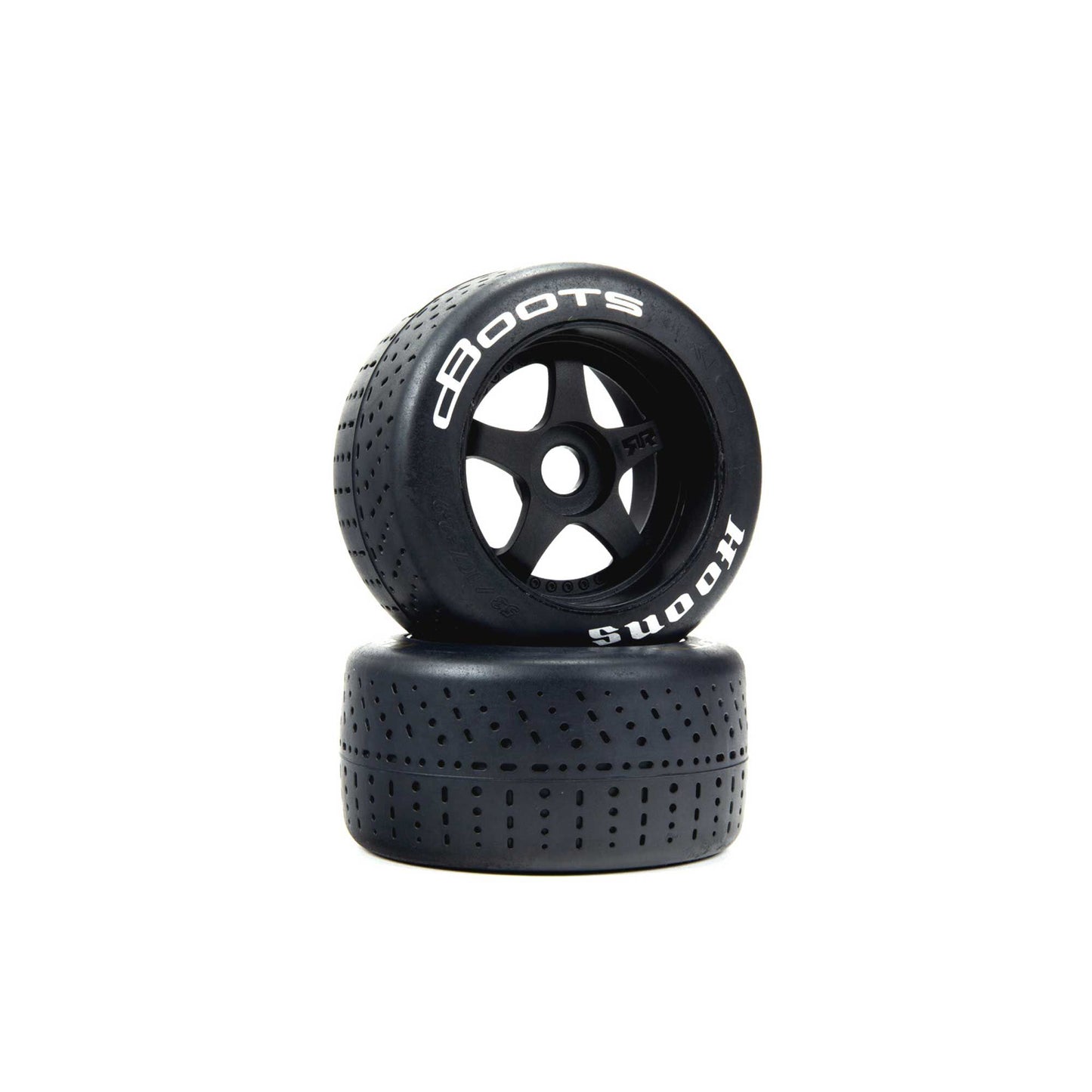 ARA550084    dBoots Hoons 53/107 2.9 Pre-Mounted Belted Tires, Silver, 17mm Hex, 5-Spoke (2)   | The RC Shop at Dr Dans