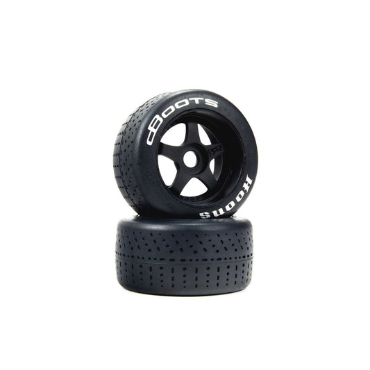 ARA550084    dBoots Hoons 53/107 2.9 Pre-Mounted Belted Tires, Silver, 17mm Hex, 5-Spoke (2)   | The RC Shop at Dr Dans