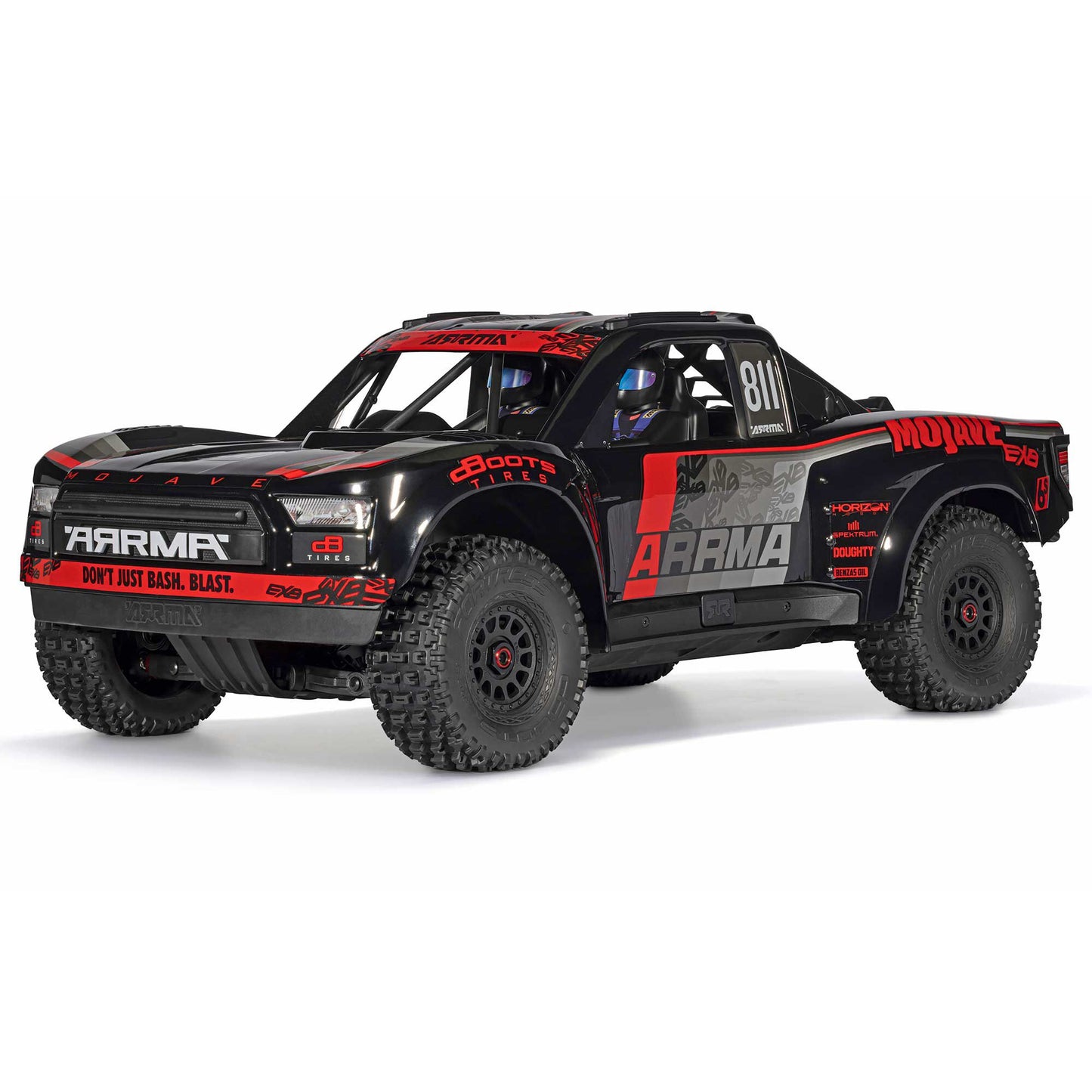 ARA7704V3T1     1/7 MOJAVE 6S EXB 4X4 RTR Brushless Desert Truck, Black   | The RC Shop at Dr Dans