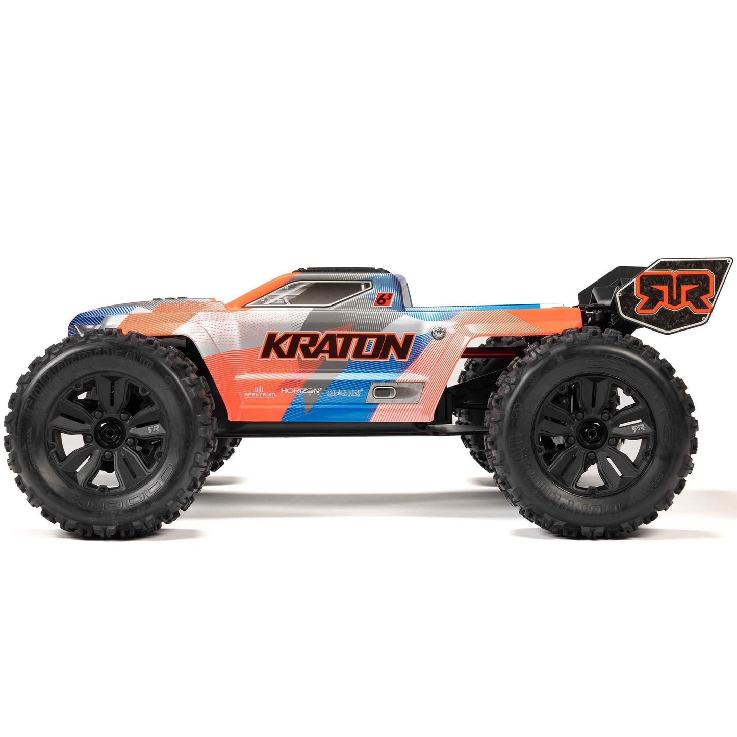 ARA8608V6T1	 1/8 KRATON 4X4 6S BLX BRUSHLESS V6 SPEED TRUCK RTR (Blue/Orange)