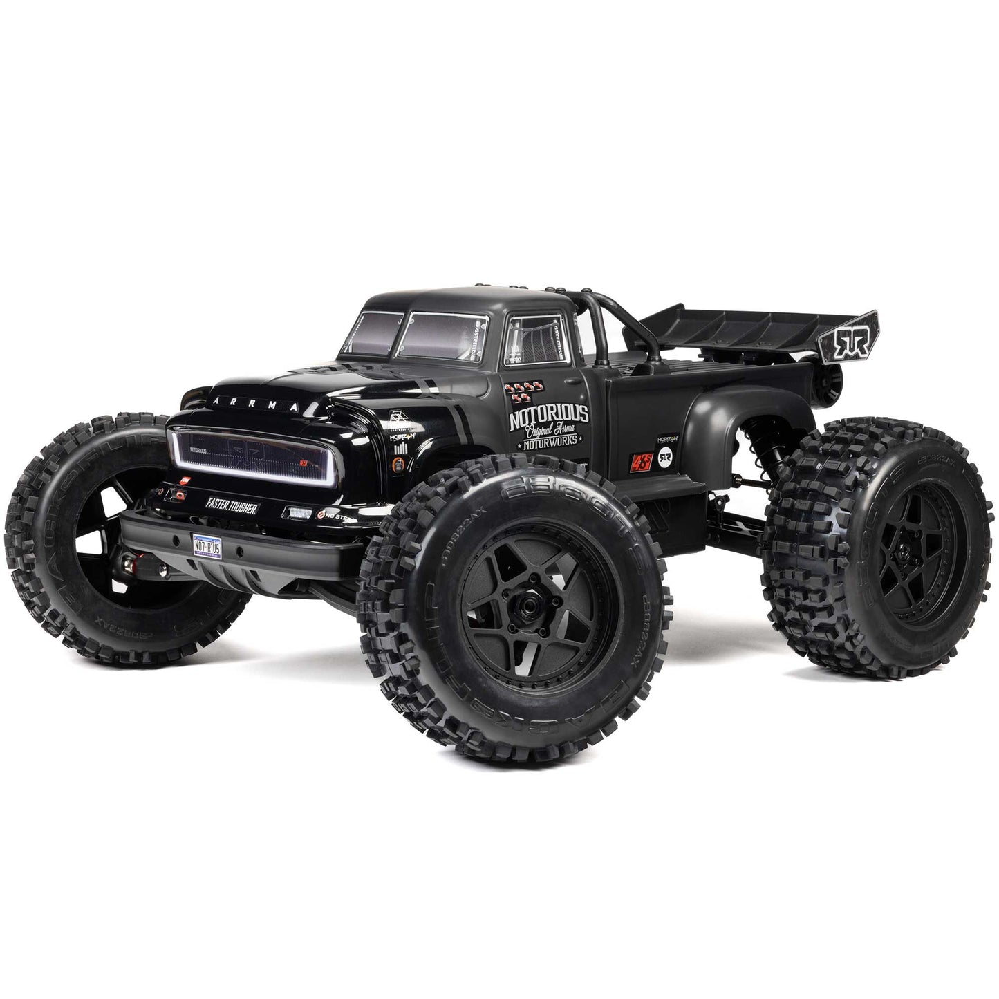 ARA8611V6T    1/8 NOTORIOUS 6S 4X4 RTR Brushless Stunt Truck, Blue  | The RC Shop at Dr Dans