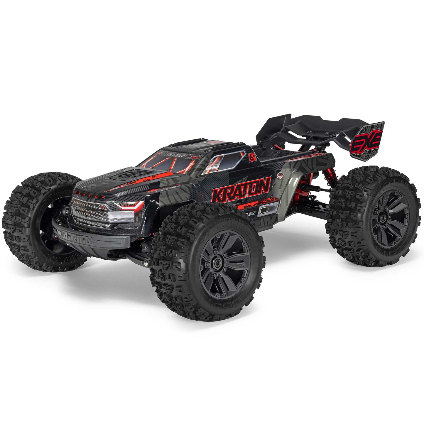 ARA8708V6T1	 1/8 KRATON 4X4 6S EXB BLX BRUSHLESS V6 SPEED TRUCK RTR, BLACK  | The RC Shop at Dr Dans