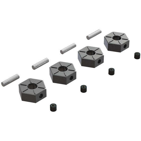 ARAC9473 AR310816 Wheel Hex Metal 12mm (4)  | The RC Shop at Dr Dans