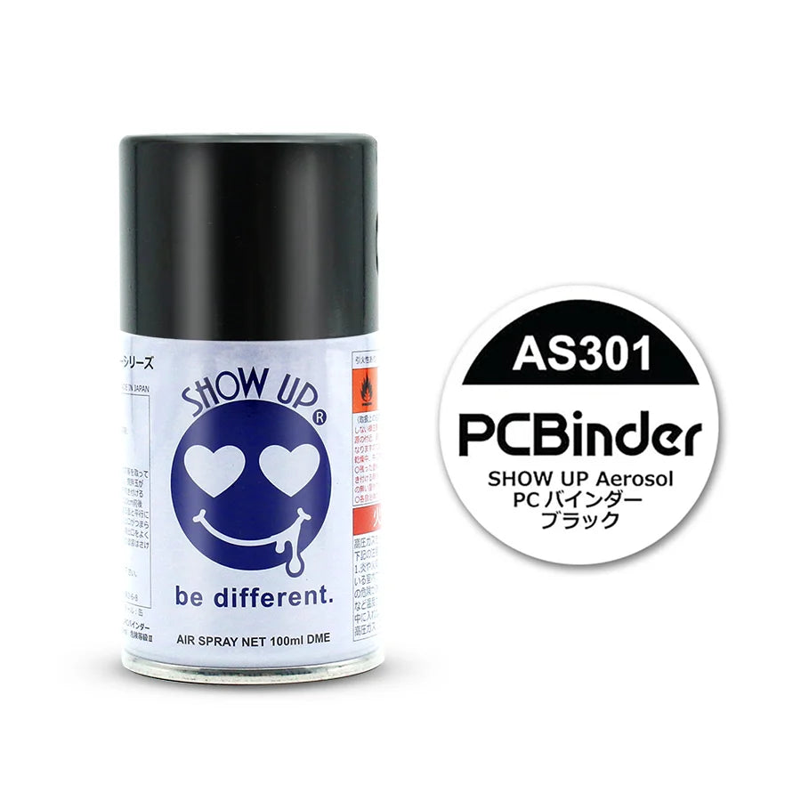 SHOW UP PC Binder Polycarbonate Aerosol Spray Paint 100ml – Multiple Colors
