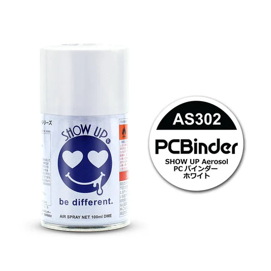 SHOW UP PC Binder Polycarbonate Aerosol Spray Paint 100ml – Multiple Colors