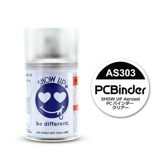 SHOW UP PC Binder Polycarbonate Aerosol Spray Paint 100ml – Multiple Colors