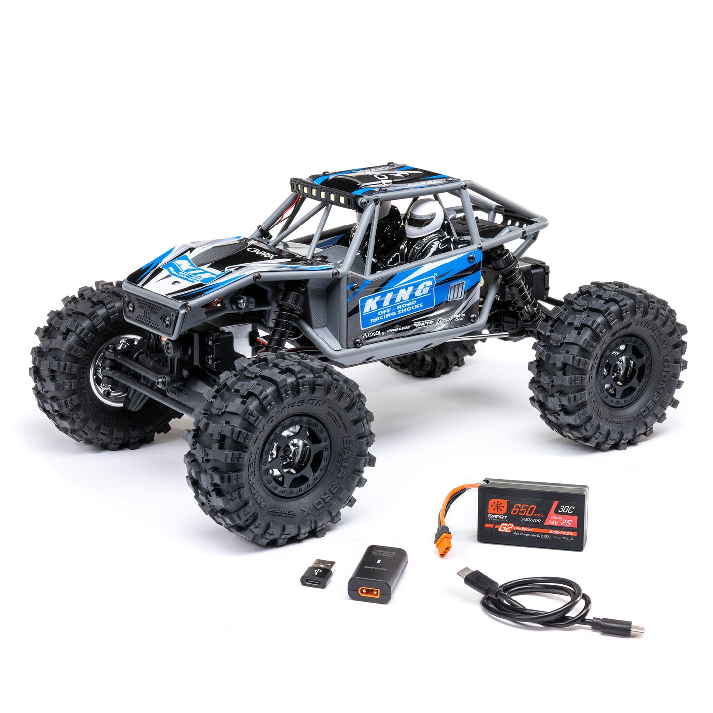 AXI-1750T	 UTB18 Capra 4WS 1/18th 4x4 RTR,