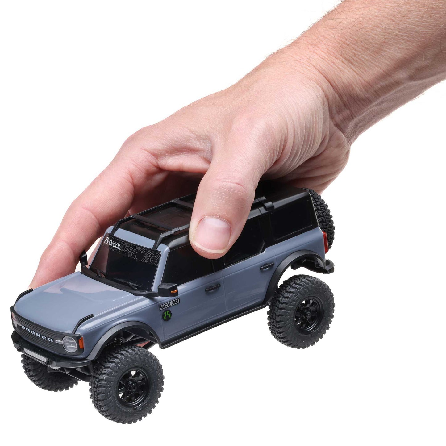 AXI-2048T 1/30 SCX30 Ford Bronco 4X4 RTR Brushed Rock Crawler (Battery & Charger Included)