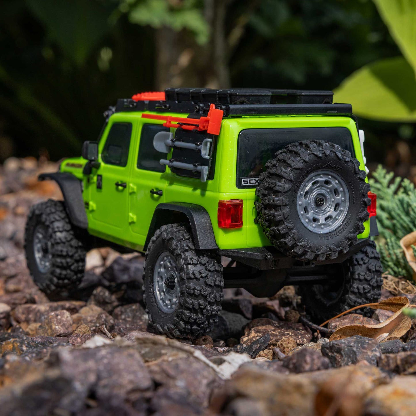 1/30 SCX30 Jeep Wrangler JLU 4X4 RTR Brushed Rock Crawler (Battery & Charger Included)