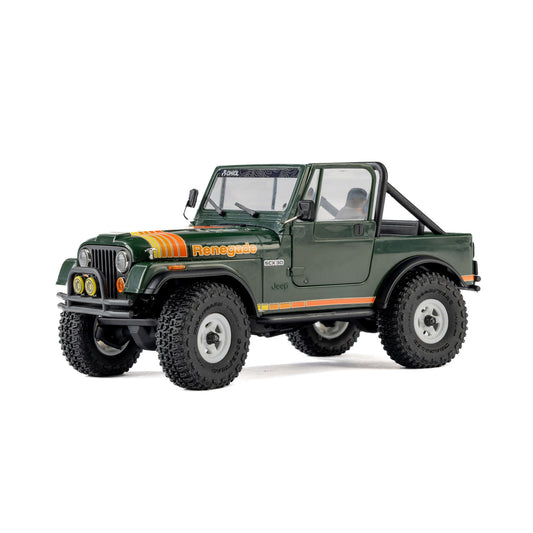 ** PREORDER**   Axial SCX30 Jeep CJ-7 1/30 Scale 4WD RTR Rock Crawler – GenRight Red / Classic Green | PREORDER