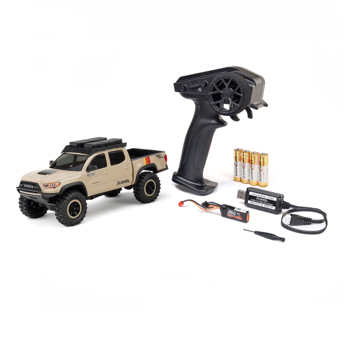 PREORDER Axial SCX30 Toyota Tacoma TRD Pro 1/30 4X4 RTR RC Crawler