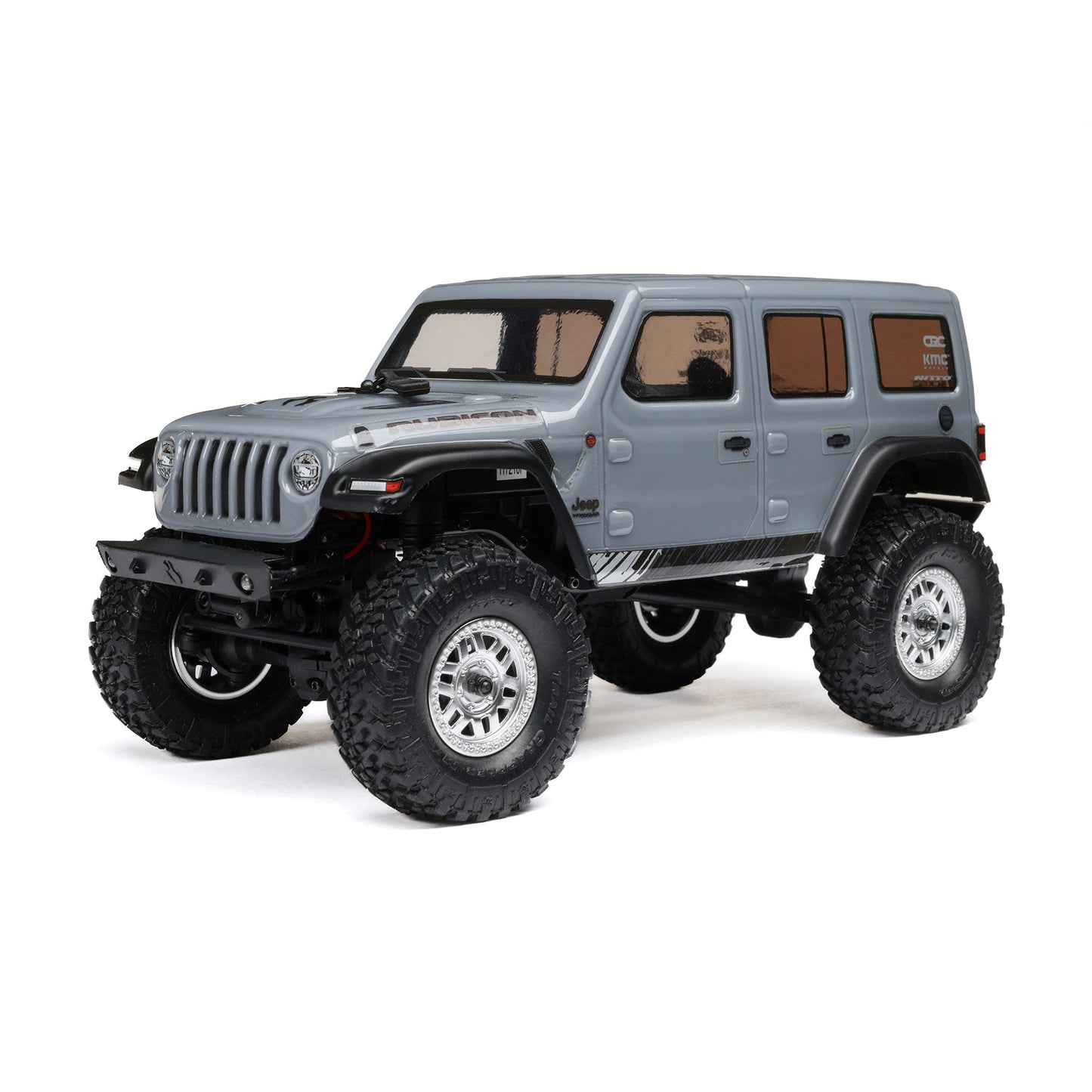 AXI00002V3T SCX24 2019 Jeep Wrangler JLU CRC, Gray: 1/24 4WD RTR