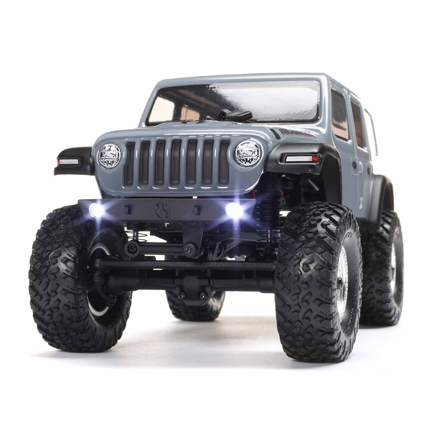 AXI00002V3T SCX24 2019 Jeep Wrangler JLU CRC, Gray: 1/24 4WD RTR
