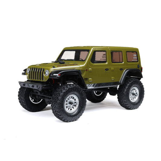 AXI00002V3T4	 SCX24 2019 Jeep Wrangler JLU CRC, Green: 1/24 4WD RTR  | The RC Shop at Dr Dans