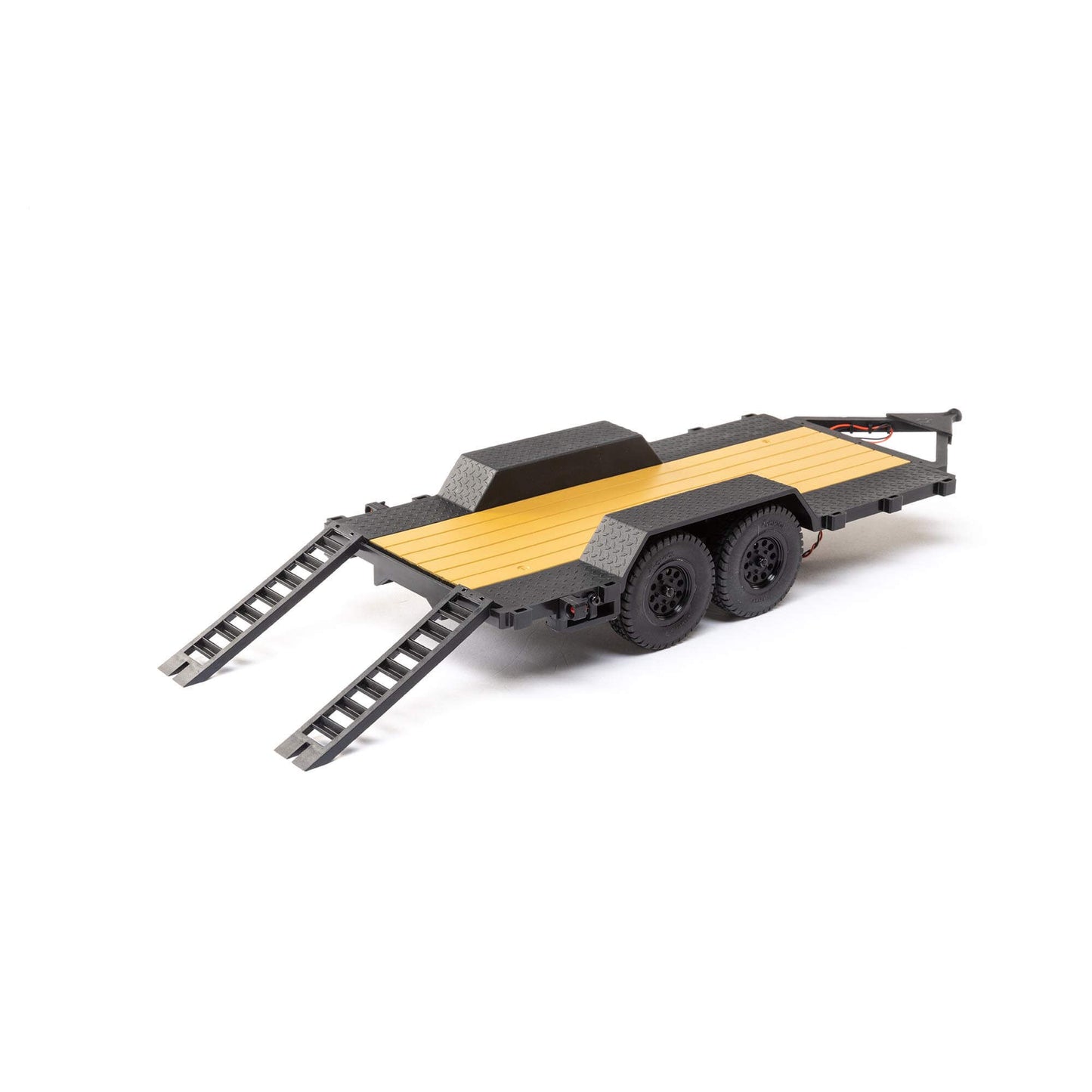 AXI00009	 SCX24 Flat Bed Vehicle Trailer with LED Taillights:1/24th