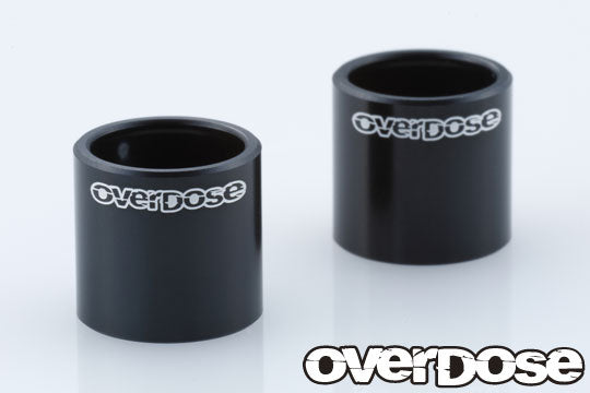 OVERDOSE Aluminum Cup Joint Sleeves for CVD Axles (2pcs) – Black, Red & Purple