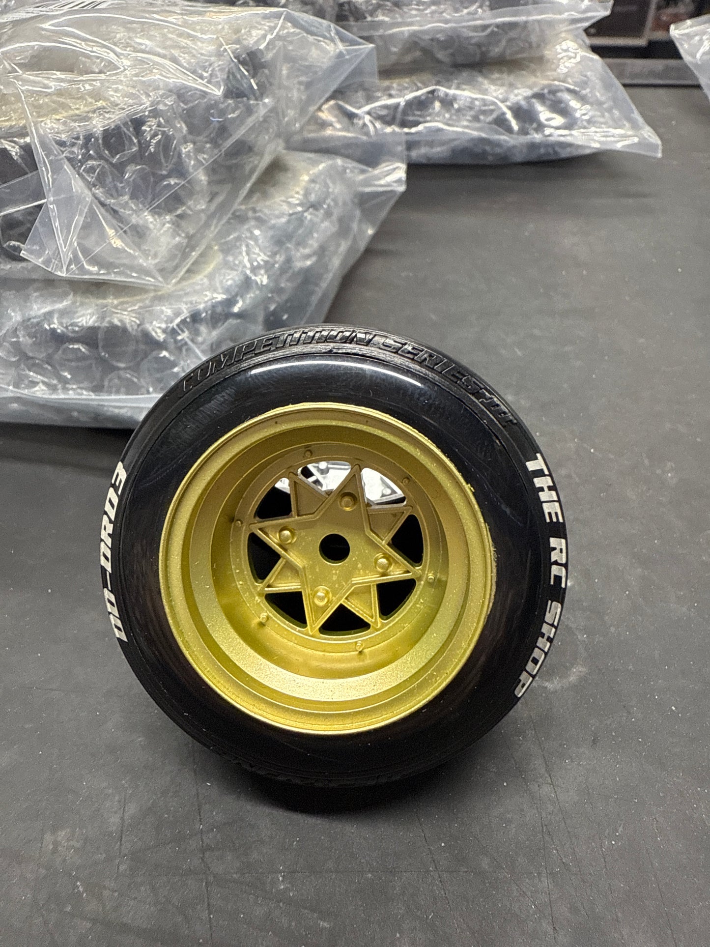 4pcs VINTAGE LOTUS STYLE DRIFT  RC Car 1/10 Scale Plastic Wheels Rims 12mm Nut