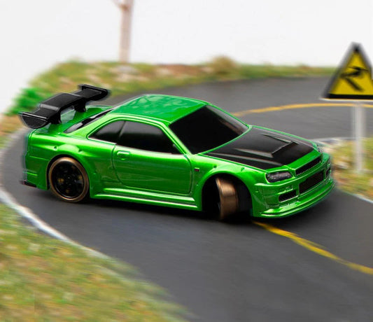 HP0170.0054-GRE Turbo Racing C64 1:76 Drift Car - GREEN