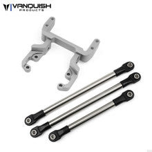 VPS07857 Vanquish Products Currie F9 SCX10 II Servo Mount (Silver)