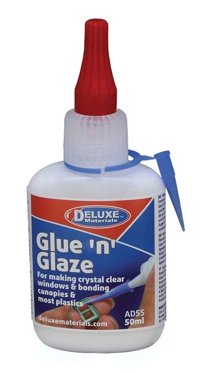 Deluxe Materials Glue 'n' Glaze Crystal Clear Adhesive 50ml – DLMAD55