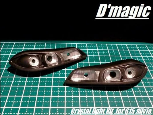 DM4-900   S15 Silvia Headlight Kit Buckets (3mm-5mm LED ready) [D'Magic]   | The RC Shop at Dr Dans