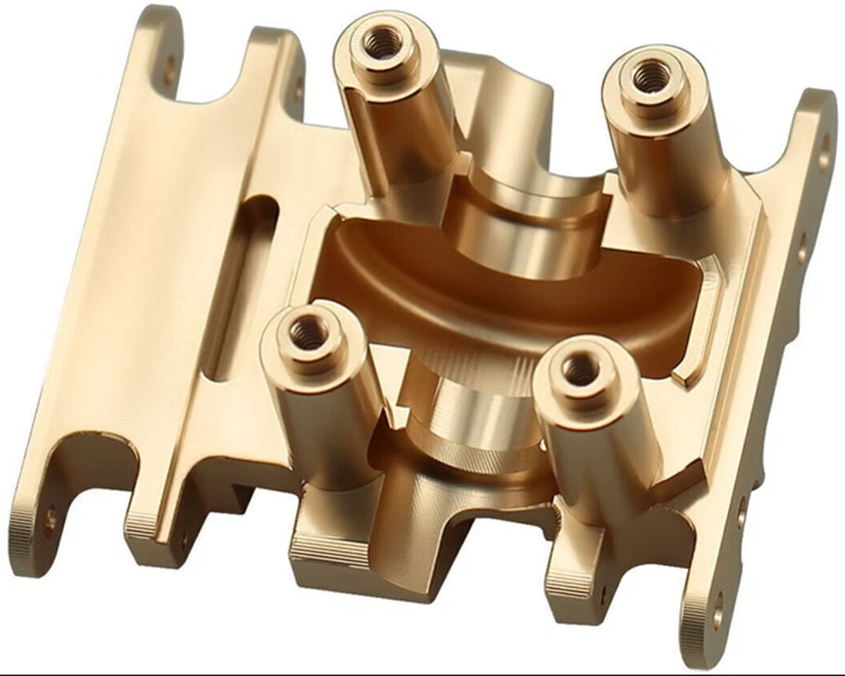 HRASXTY38LH	Hot Racing Brass Center Gearbox Mount, SCX30 - THE RC SHOP AT DRDANS