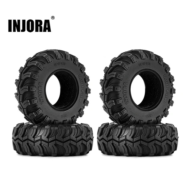 T1324   INJORA 1.3" 64*24mm Mud Paw M/T Tires (T1324)