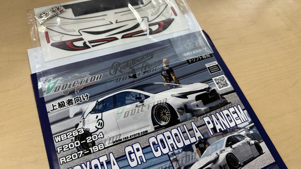 TOYOTA GR COROLLA PANDEM 1/10 BODY SET [ADDICTION RC] AD-RB11