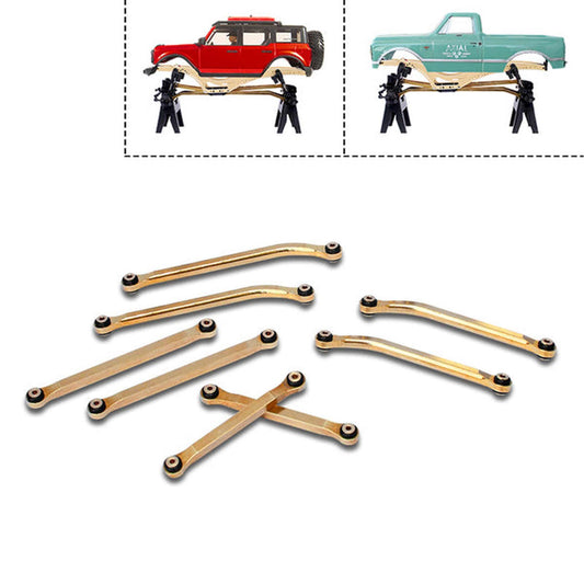 FRU2136     FURITEK BRASS HIGH CLEARANCE LINKS SET FOR SCX24 Bronco & C-10 Jeep   | The RC Shop at Dr Dans