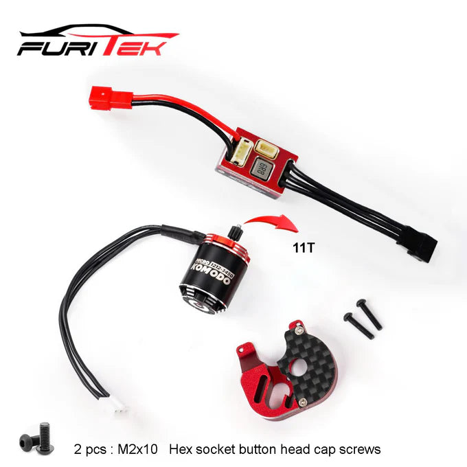 FTK-FUR-2631 / 2632 Furitek  2025 Brushless Power System Combo for Axial® SCX24®  | The RC Shop at Dr Dans