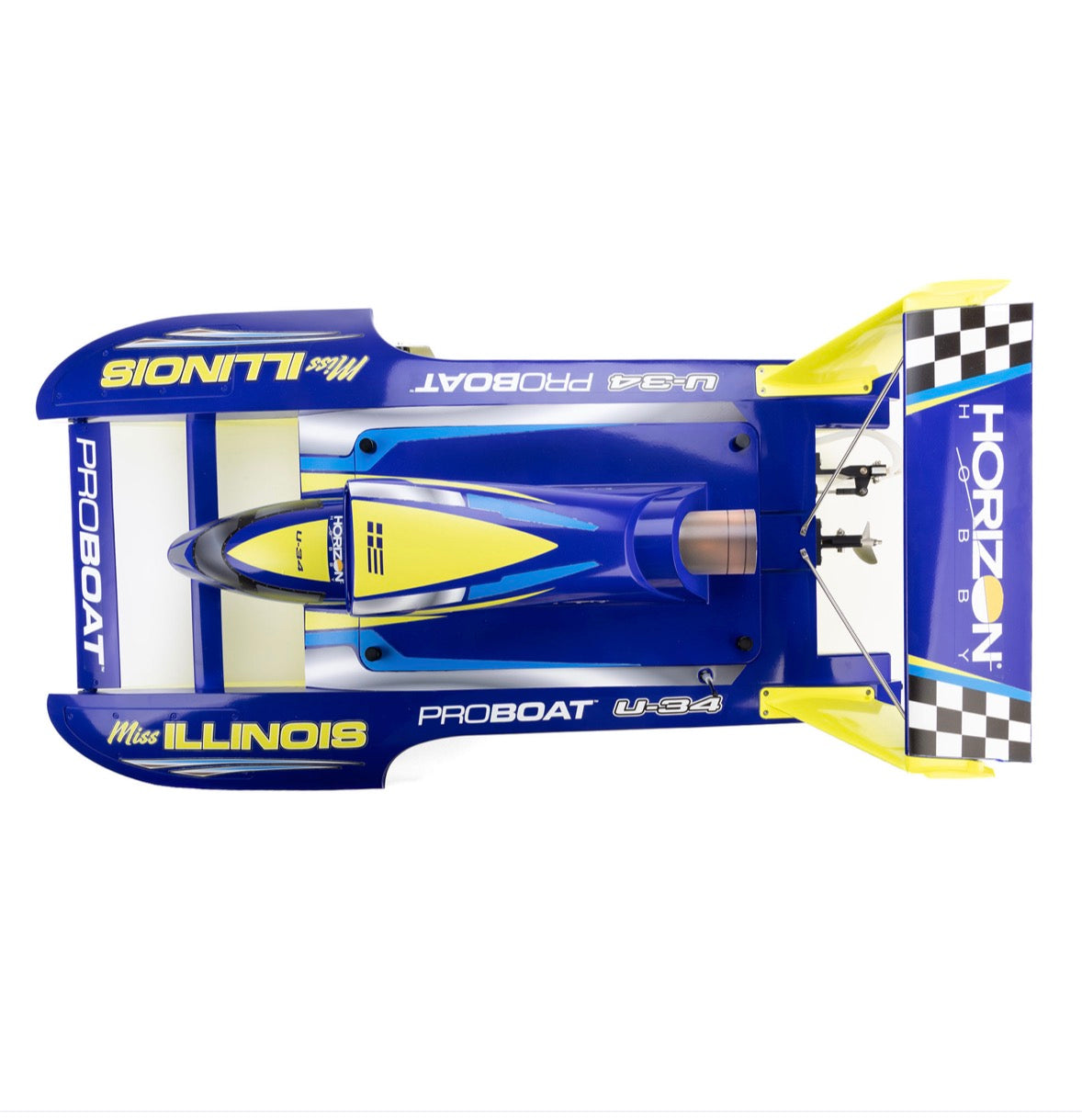34" U-34, Miss Illinois, Hydro - PRE ORDER RELEASE 8/12 THE RC SHOP AT DRDANS