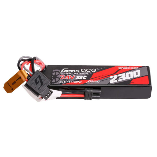 GEA232S35E2GT	 Gens ace 2300mAh 2S 35C 7.4V G-Tech Lipo Battery Pack with EC2 Plug  | The RC Shop at Dr Dans