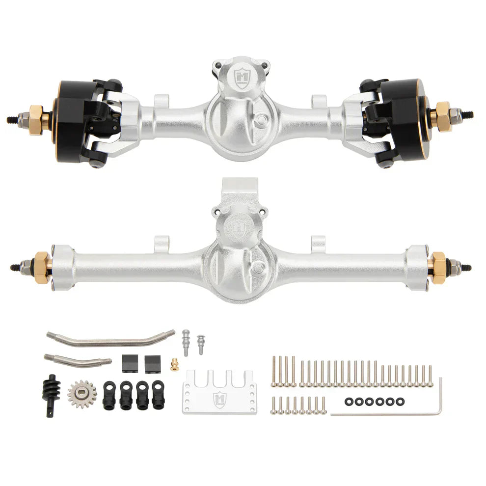 HD-SCX24-01-KY1583   MEUS Racing SCX24 Metal V2 Isokinetic Front Rear Axles +5MM Isokinetic 3-Section CVD With 52° Steering Angle for 1/24 SCX24    | The RC Shop at Dr Dans