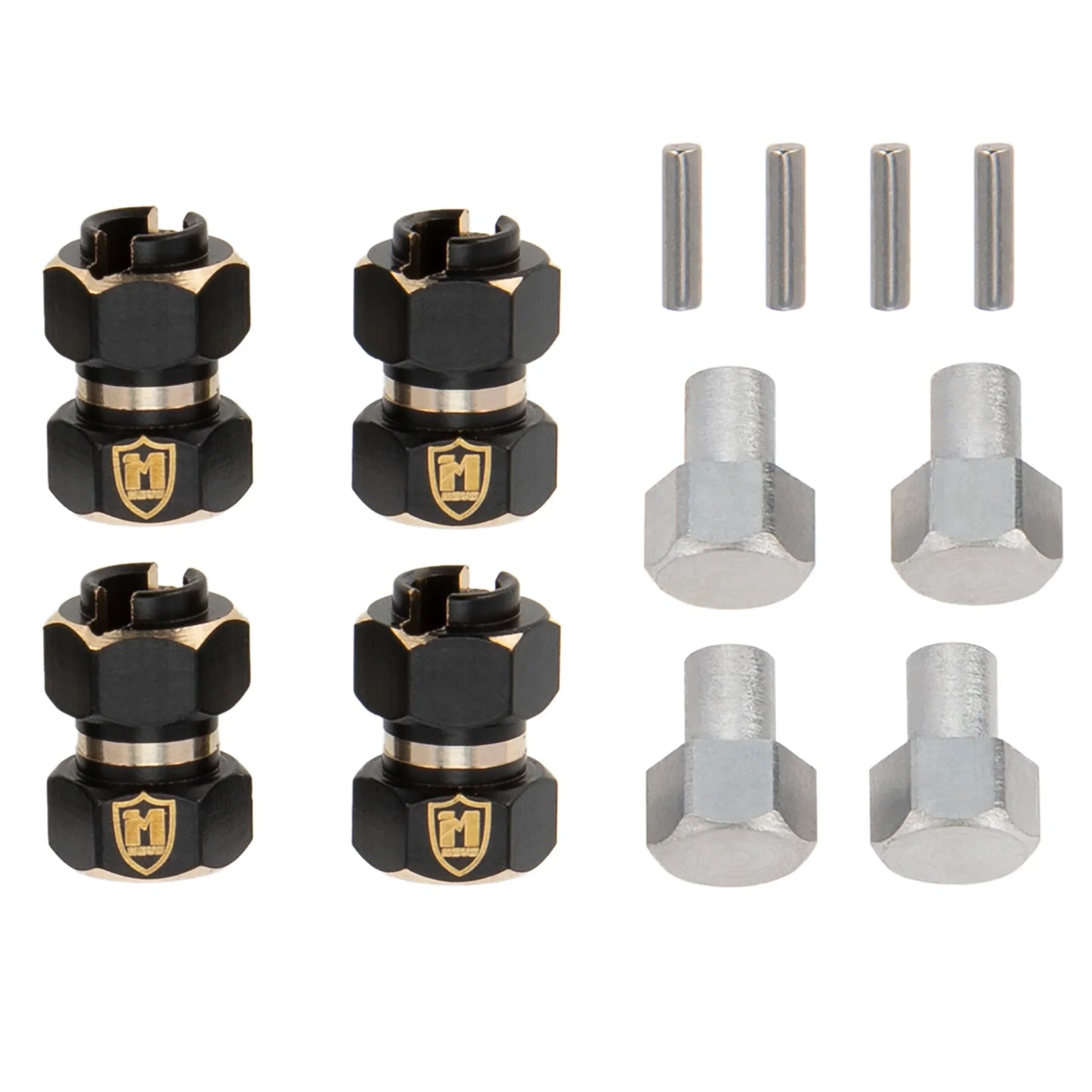 HD0089-TRX4M-HUB-10MM   Meus Racing Brass Wheel Hex Hub Extenders Adaptor 10mm(+6mm) for 1/18 RC Crawler Car TRX-4M TRX4M Upgrade Parts     | The RC Shop at Dr Dans