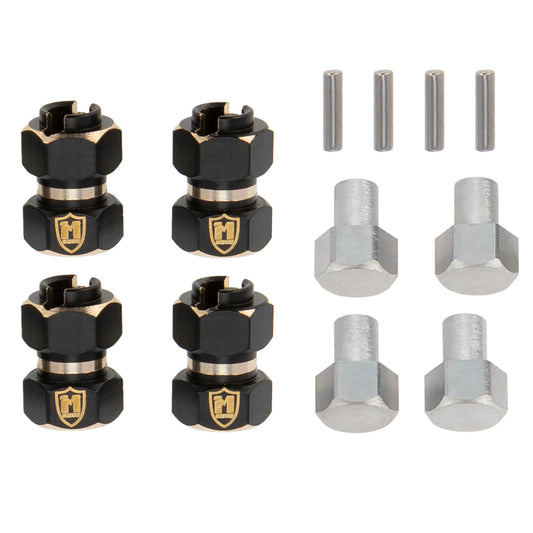HD0089-TRX4M-HUB-10MM   Meus Racing Brass Wheel Hex Hub Extenders Adaptor 10mm(+6mm) for 1/18 RC Crawler Car TRX-4M TRX4M Upgrade Parts     | The RC Shop at Dr Dans