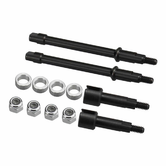 HRASXTY39AW02  Steel +2mm Drive Stub Axles, 1/30 Axial SCX30   | The RC Shop at Dr Dans