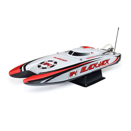 PRB08049T2	 Blackjack 24" V2 Catamaran Brushless, Vegas Offshore: RTR