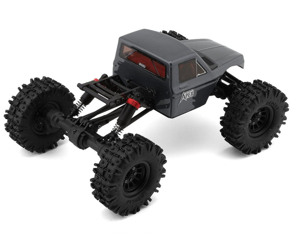 Redcat Ascent-18 Apex 1/18 4WD RTR Brushless Rock Crawler (Dark Metallic Gray) w/2.4GHz Radio, Battery & Charger  RER42222