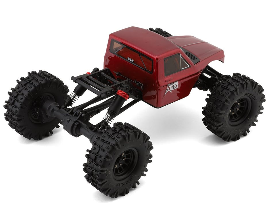 Redcat Ascent-18 Apex 1/18 4WD RTR Brushless Rock Crawler (Red) w/2.4GHz Radio, Battery & Charger RER42219