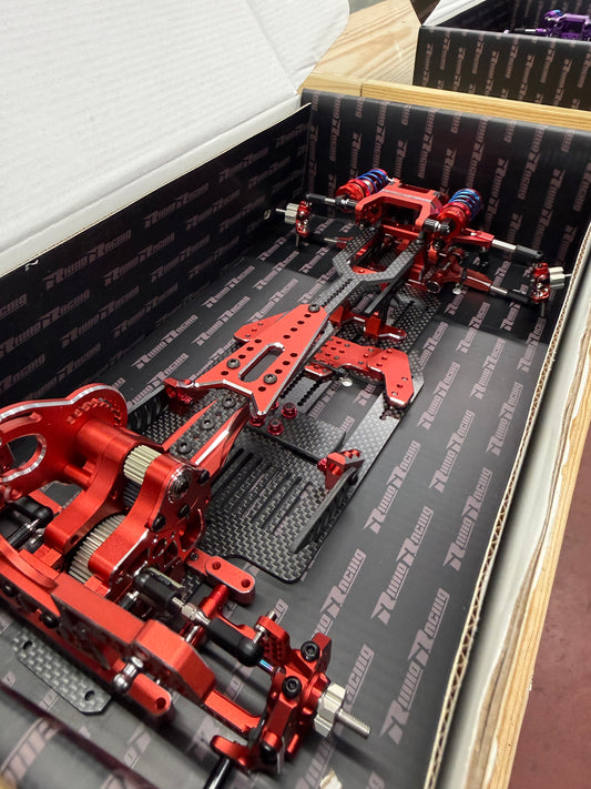 Shark Final Form - Factory Assembled Chassis Kit IFS “Sr2026”1-10 Premium RWD Drift Car - RED or PURPLE  [Rhino Racing] RR-2002R -RR-2002P - RR-2002B The Rc Shop at DrDans
