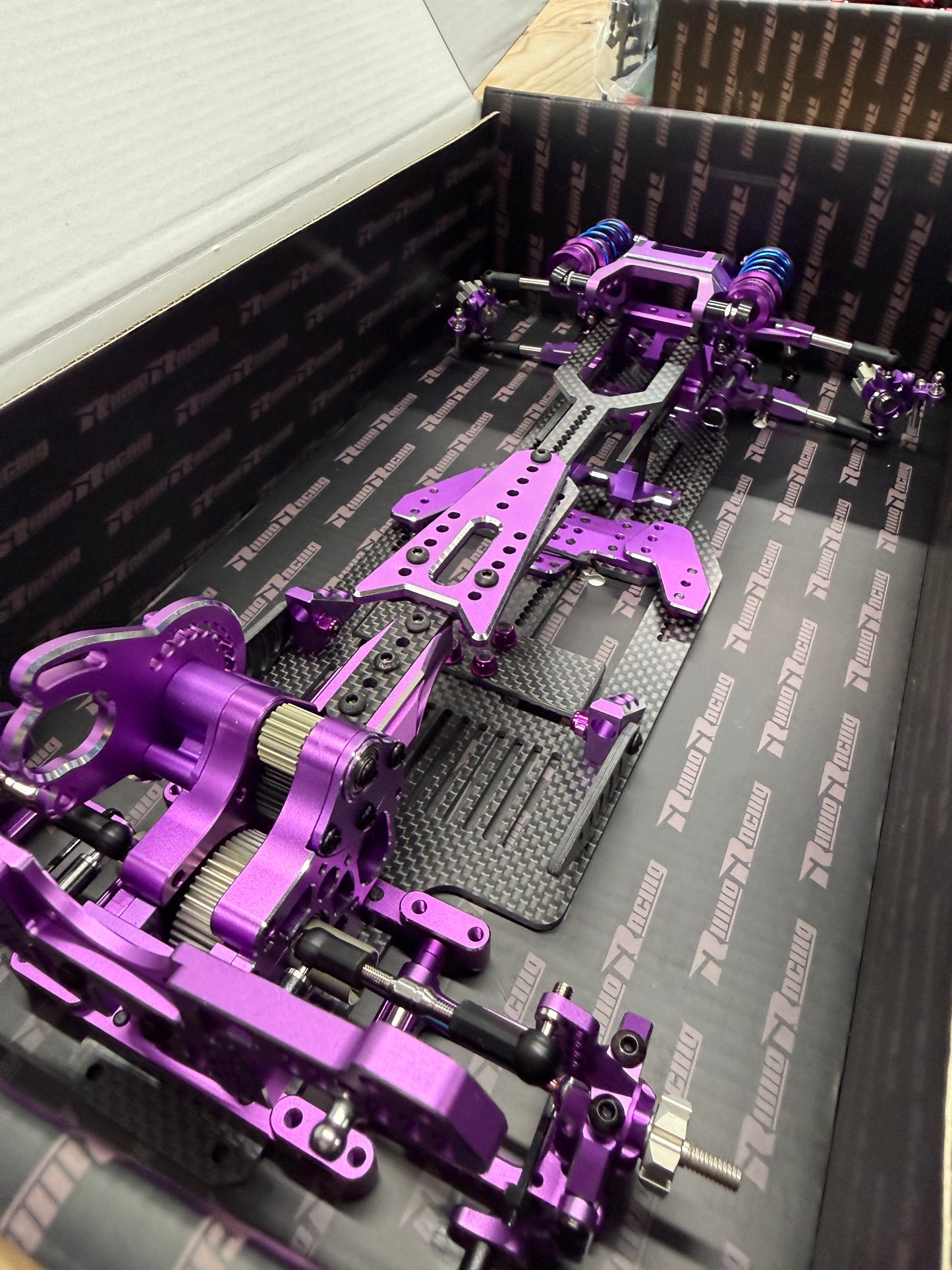 Shark Final Form - Factory Assembled Chassis Kit IFS “Sr2026”1-10 Premium RWD Drift Car - RED or PURPLE  [Rhino Racing] RR-2002R -RR-2002P - RR-2002B The Rc Shop at DrDans