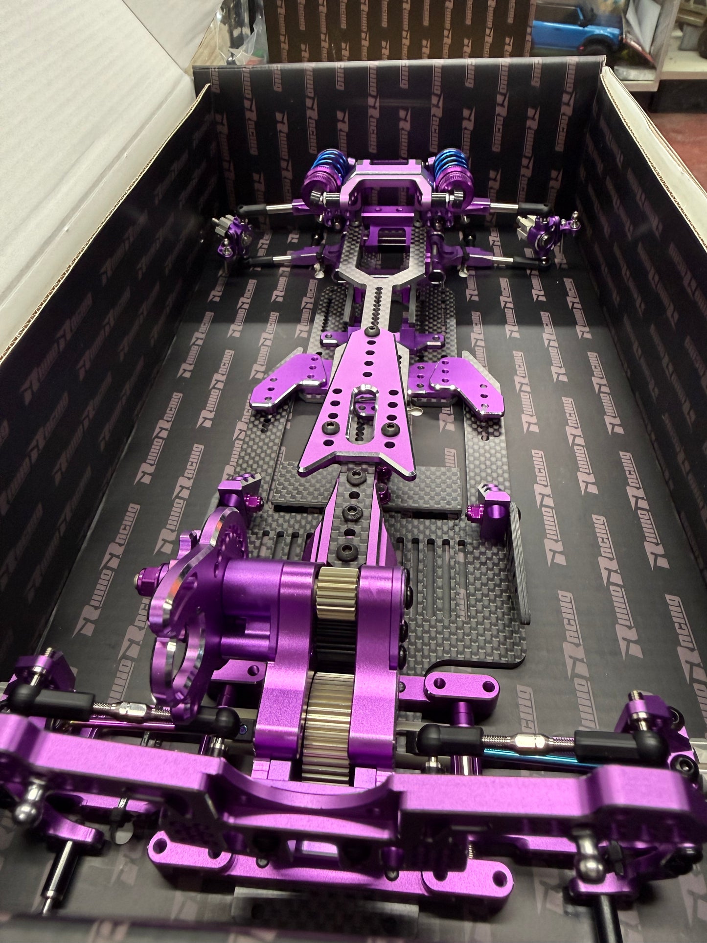 Shark Final Form - Factory Assembled Chassis Kit IFS “Sr2026”1-10 Premium RWD Drift Car - RED or PURPLE  [Rhino Racing] RR-2002R -RR-2002P - RR-2002B The Rc Shop at DrDans