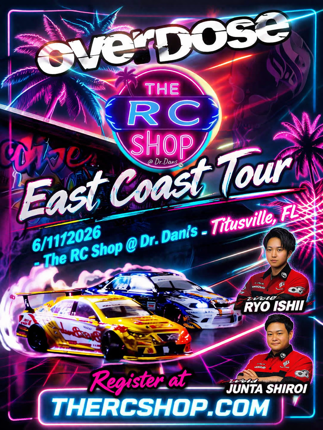 OVERDOSE East Coast Tour  6/11/206