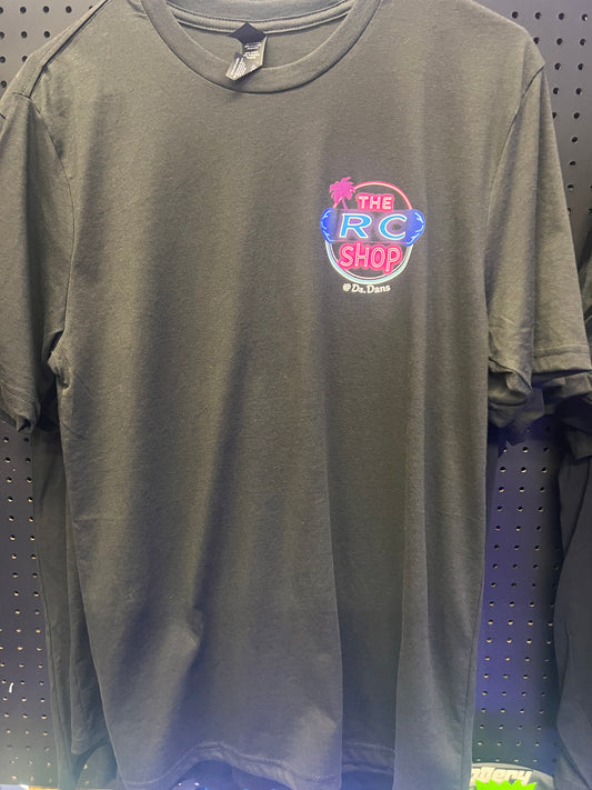 SHIRT - FRONT AND BACK THE RC SHOP NEON