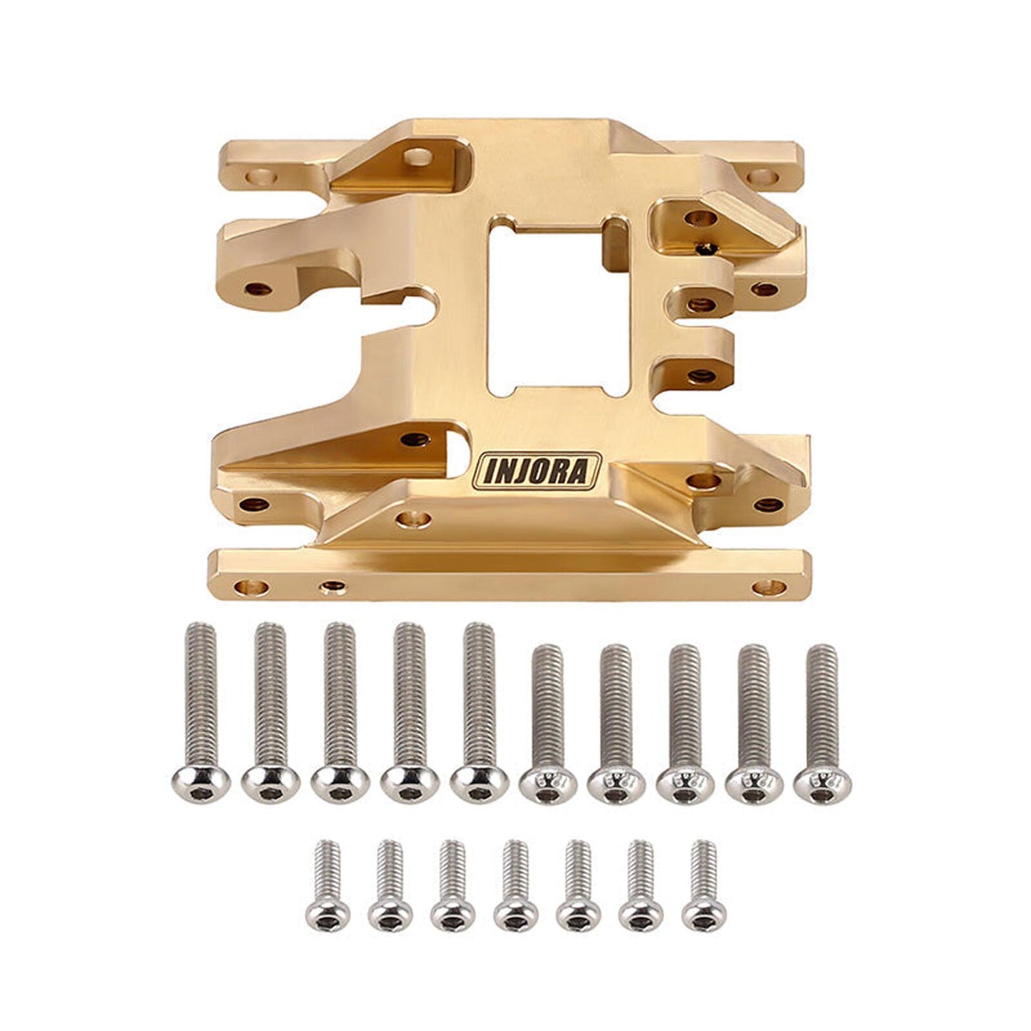 INJORA 53g Brass Skid Plate Transmission Mount for TRX-4M | INJ4M-67