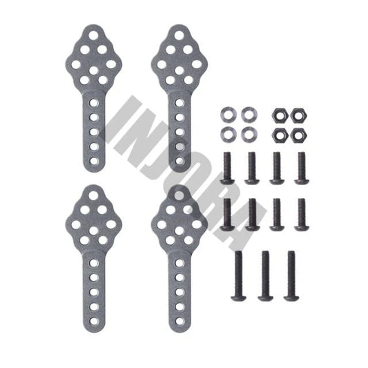 CRAW2017329 INJORA 4pcs CNC Metal Shock Absorber Mount Adjust Height Angle Stand For 1/10 RC Crawler  | The RC Shop at Dr Dans
