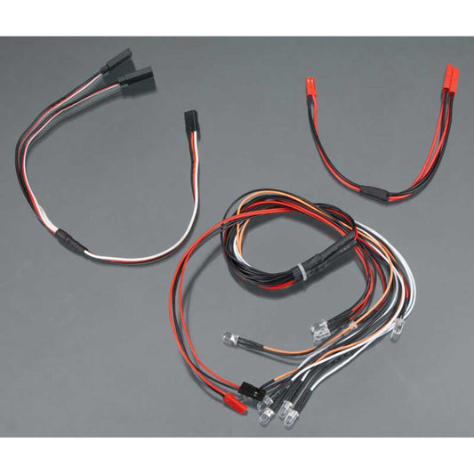 INTC23477W	 LED Light Set System White 1/10 Touring Car