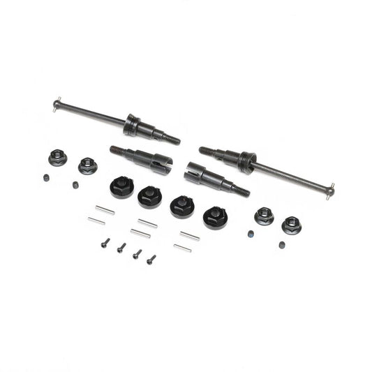 LOS-1929	 Metal Axle & Hex Set: GROM