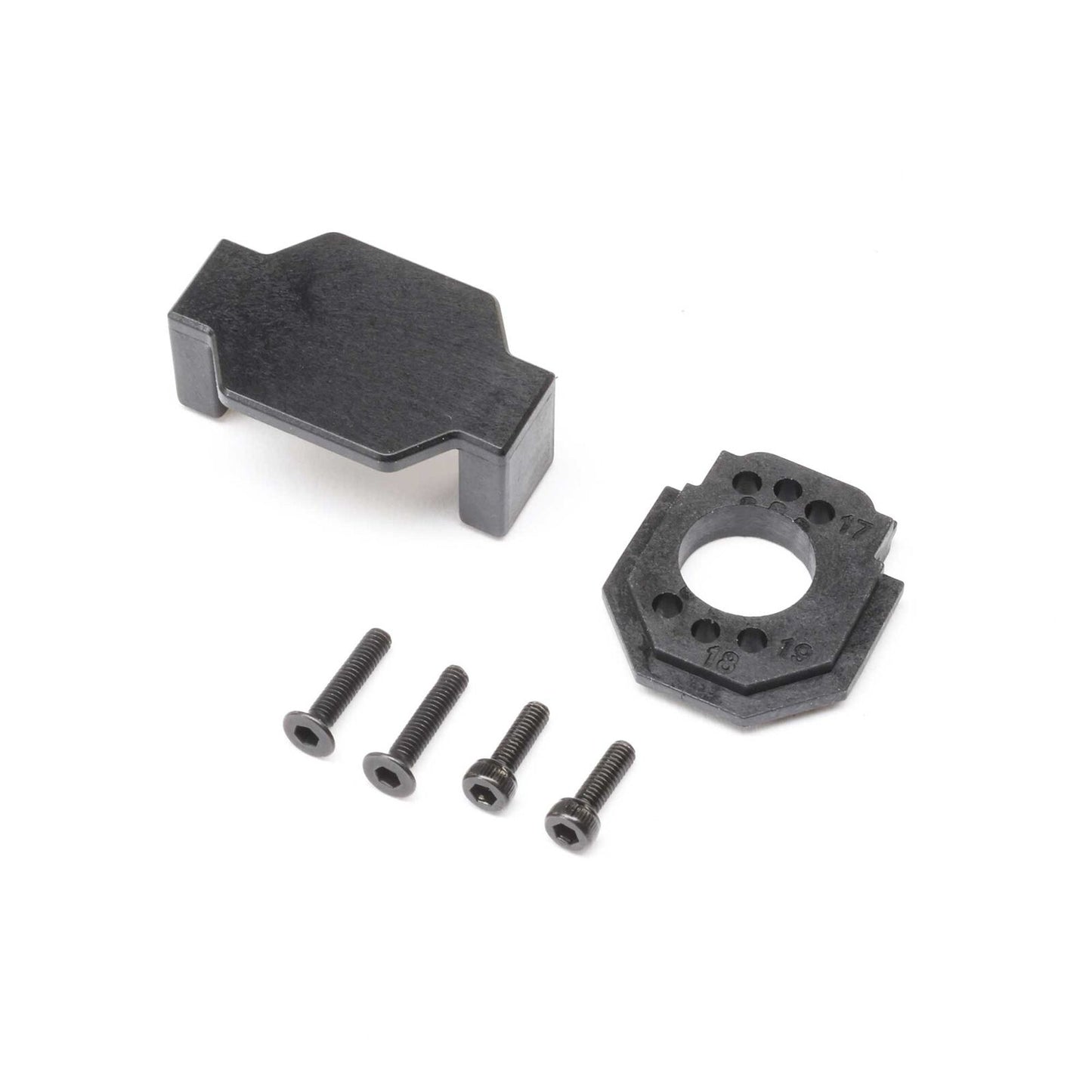 LOS-1932 Servo & Motor Plate (17-19t) Set: NASCAR   | The RC Shop at Dr Dans